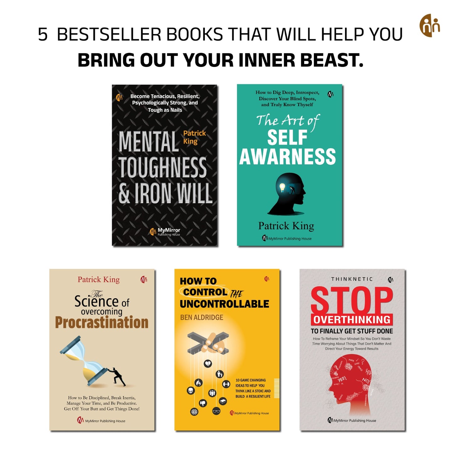 Inner Beast Book Set — 5 Bestselling Self-Help Books